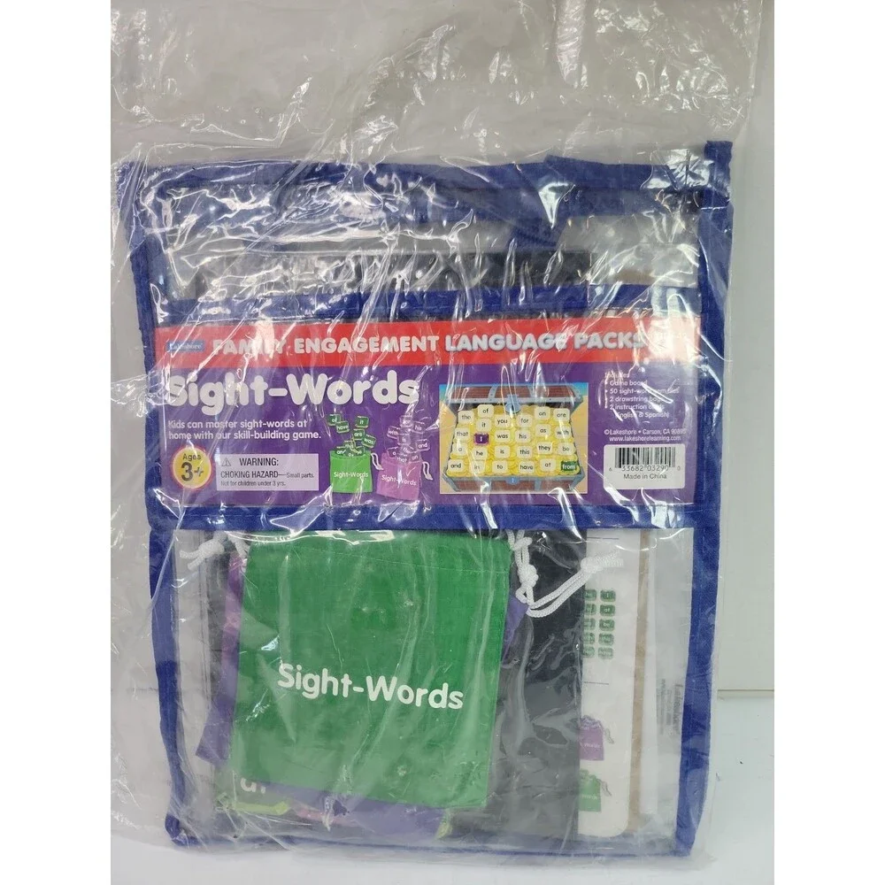 Lakeshore Family Engagement Language Pack Sight-Words Game GG642 Ages 3+